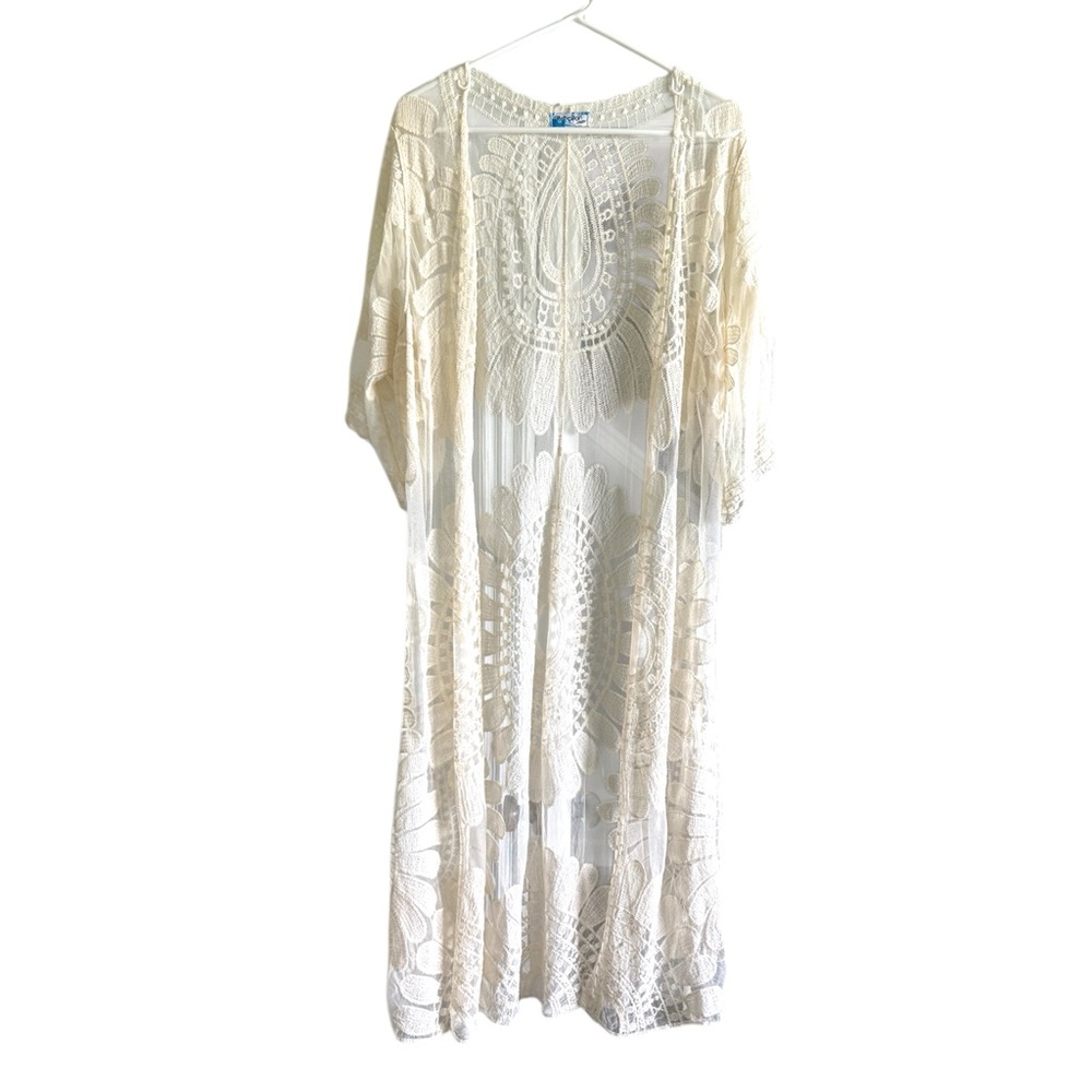 Rebellion Cream Lace Cover-Up
